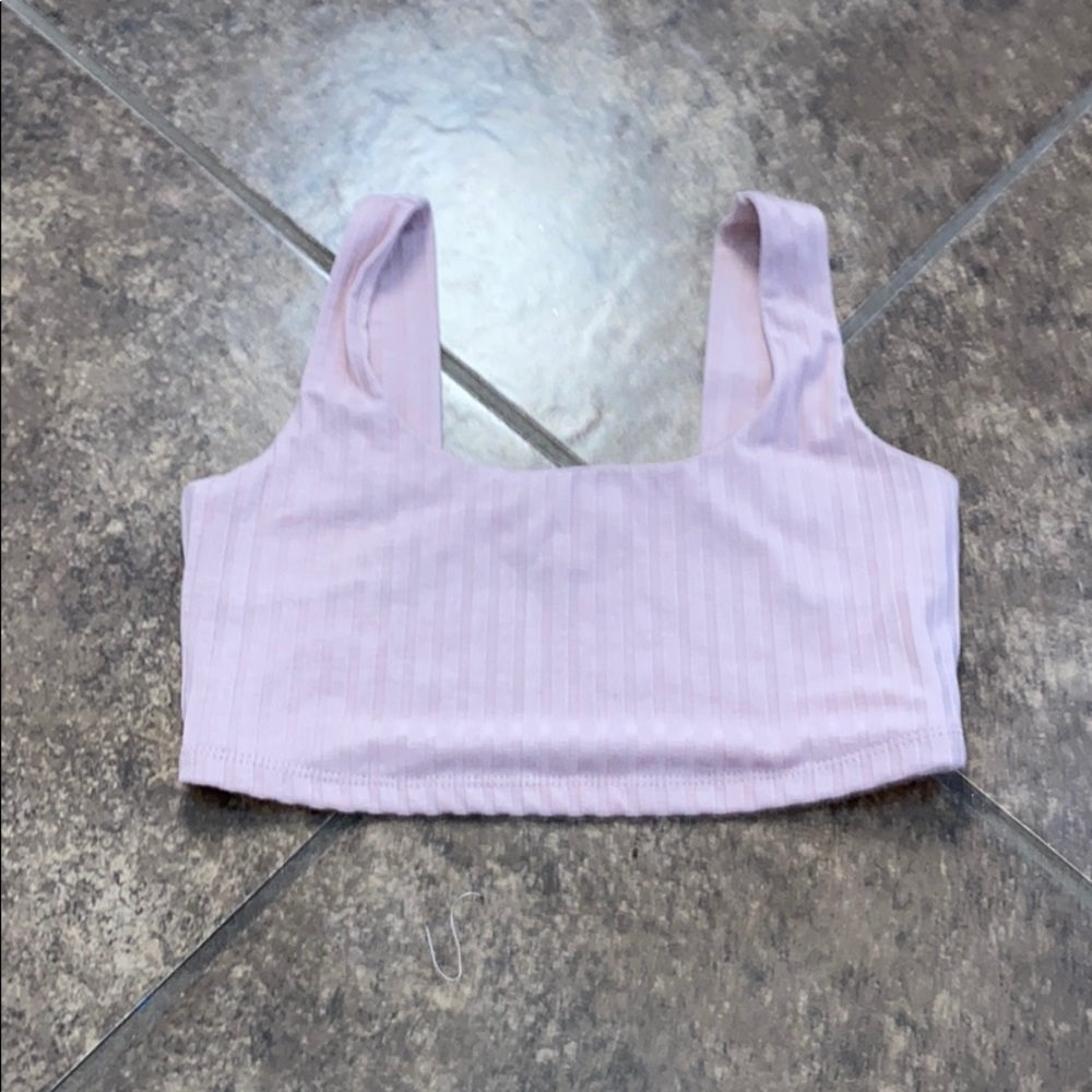 Pink crop top